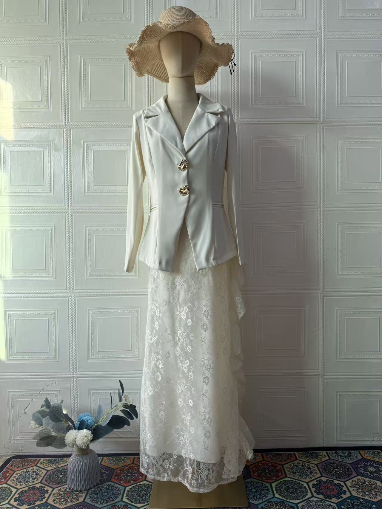 Elegant Autumn Long Sleeve Maxi Dress Set for Women  Casual Fashion Dress