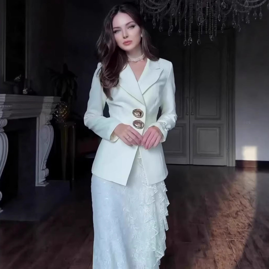 Elegant Autumn Long Sleeve Maxi Dress Set for Women  Casual Fashion Dress